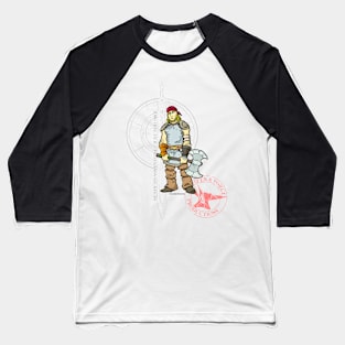 Barbarian Adventurer Baseball T-Shirt